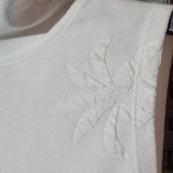 Lovely Whereabouts Swim Cover Up Hooded Sleeveless Dress White Medium zippered - Picture 12 of 16